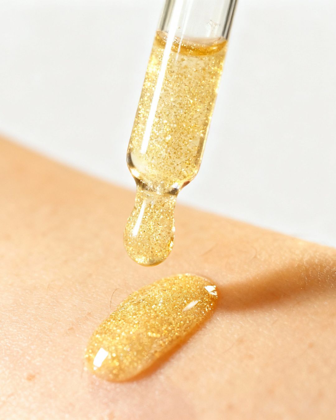 Tekstur serum gold